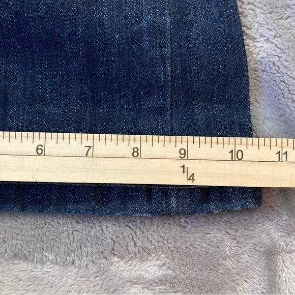 Old Navy Dark Wash The Diva Bootcut Denim Jeans Light Stretch LowMid Rise Size 6 - Picture 8 of 11